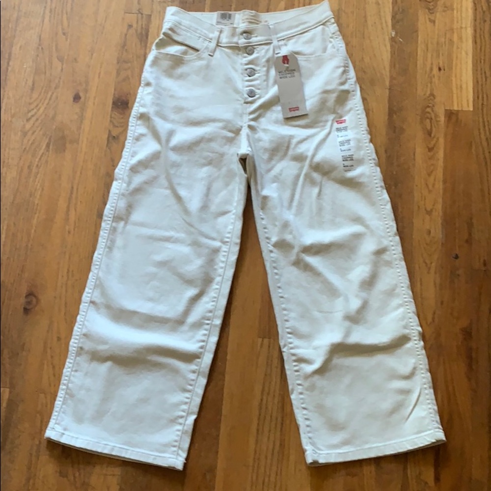 Levi’s Mile High Cropped Wide Leg Jean, NWT